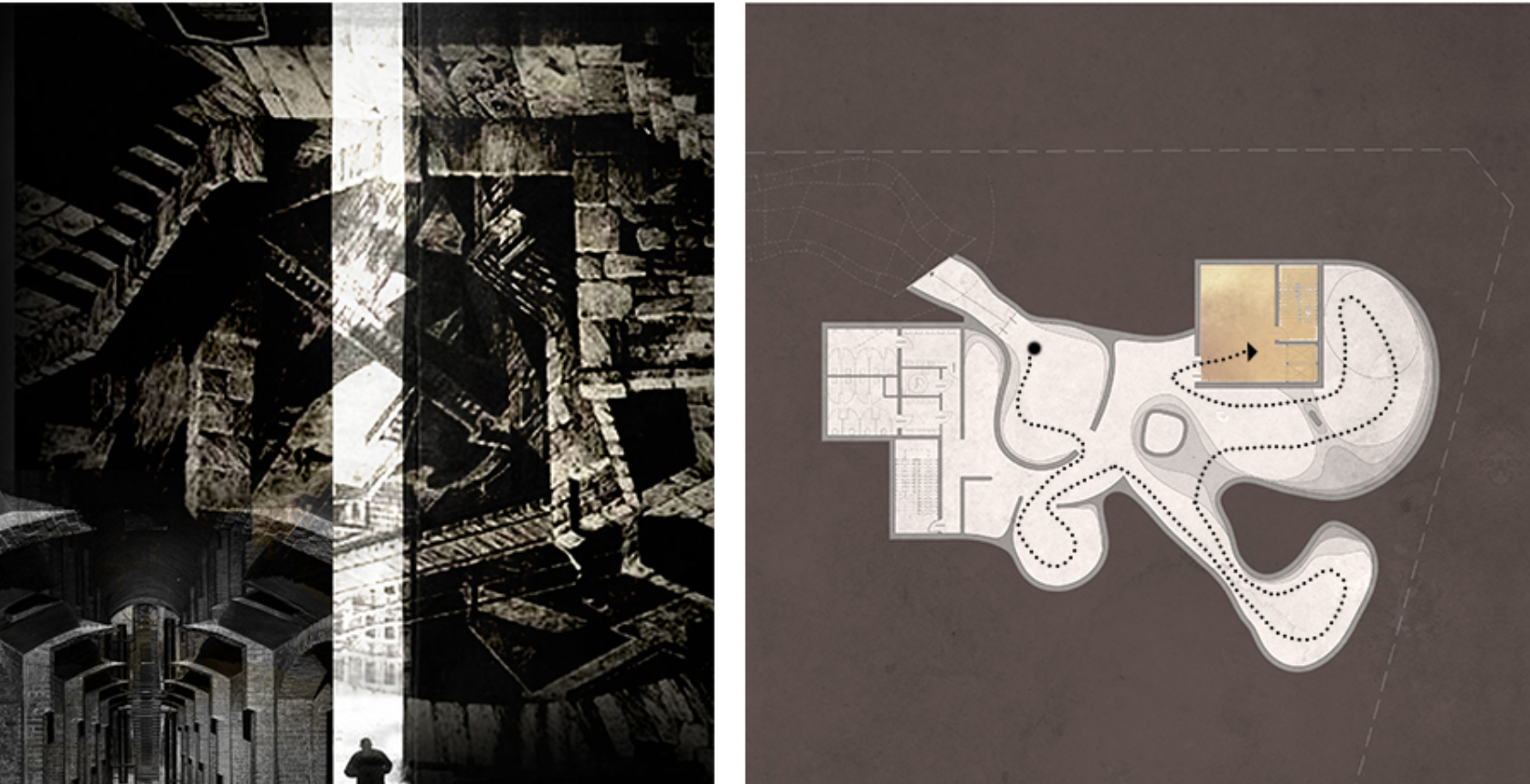 Contrasting the echoes of the past with a visionary architectural map, leading Aleppo through memory and rebirth.