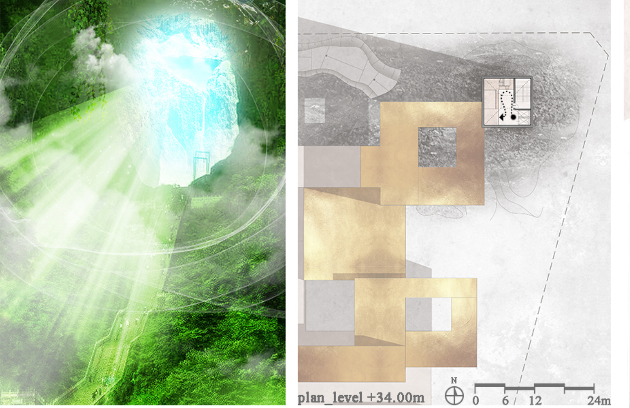 Illuminating Eden: A serene journey of rebirth and renewal.