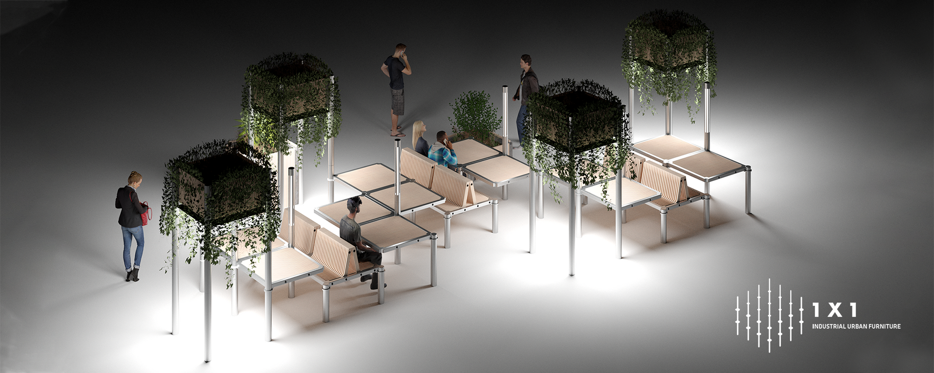 Modular Urban Furniture: Redefining Public Spaces