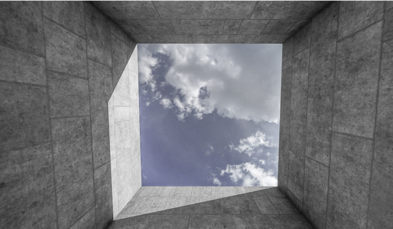 Introspective Space: A dynamic blend of enclosed and open areas fostering emotional engagement.