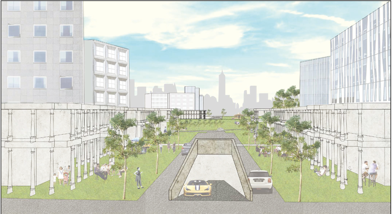 Green Mobility & Accessibility – Sustainable urban spaces with underground transit solutions.