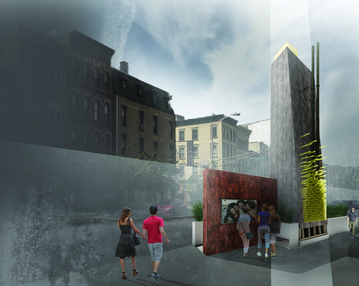 Immersive Urban Experience – A public space designed to foster social interactions and digital connectivity.