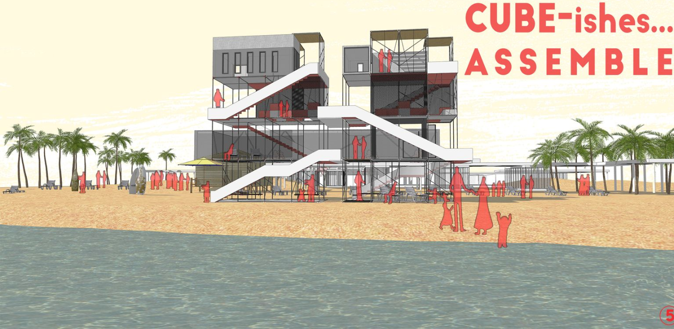 Coastal Adaptation – CUBE(ish) transforms urban and coastal environments into interactive social hubs