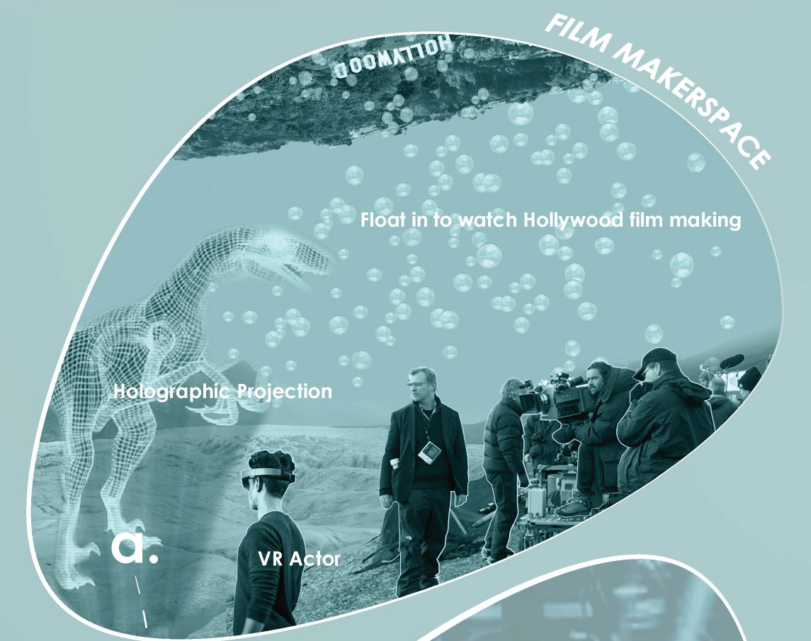 Film Makerspace – Experience Hollywood filmmaking with VR and holographic projections.