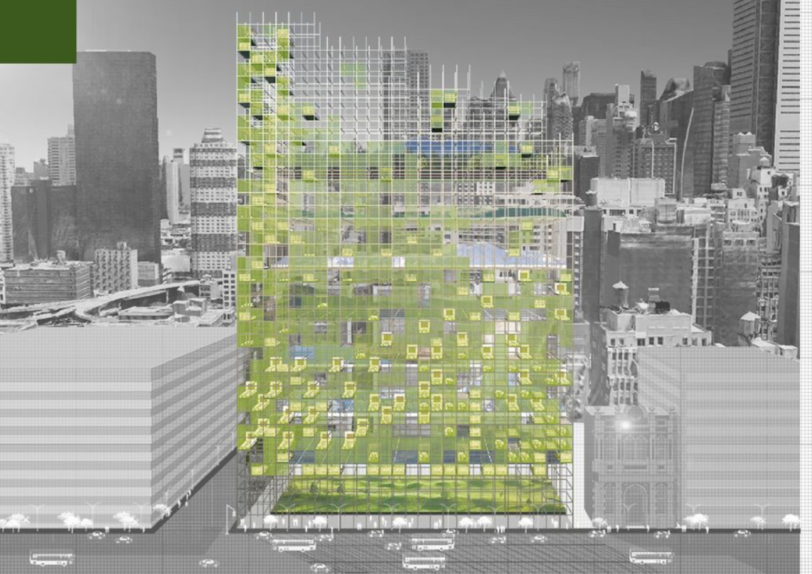 Sustainable Vertical Urbanism – A green tower redefining city landscapes with eco-friendly architecture