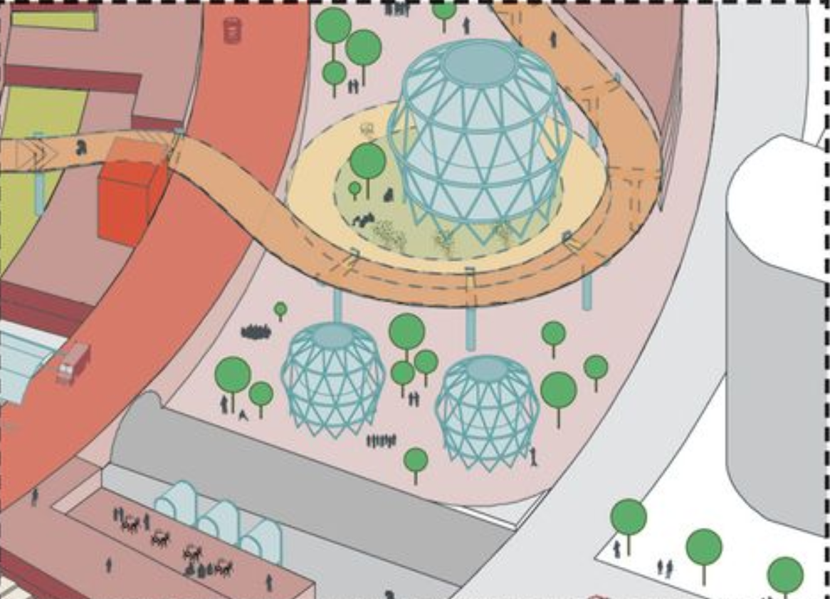 Integrated Public Spaces – A vibrant mix of urban green spaces, cultural zones, and retail corridors.