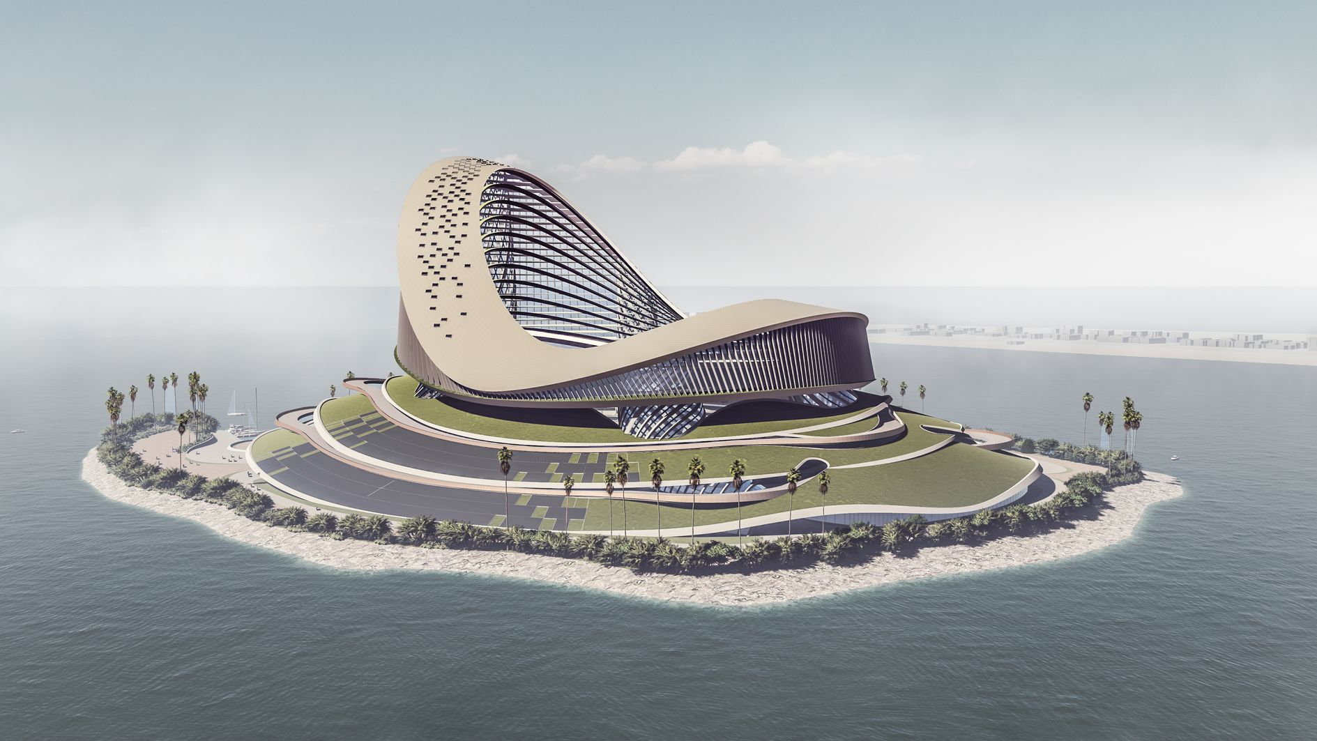 Interior Excellence – A high-tech arena designed for sports and esports competitions.