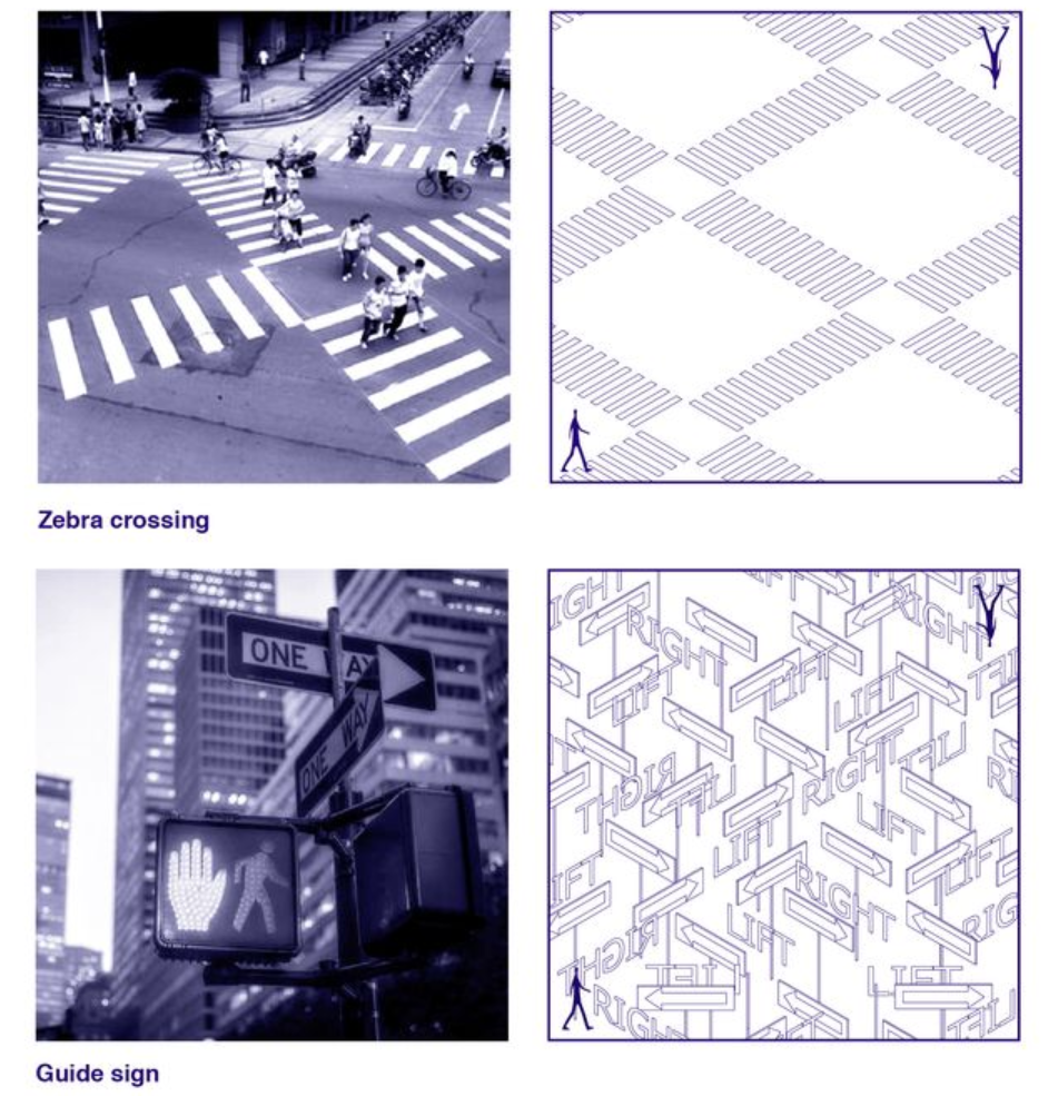 Zebra Crossing & Guide Sign – Everyday navigation elements shaping urban behavior.