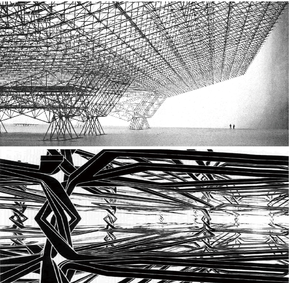 Futuristic Space Frame Concept – Experimental spatial structures redefining modular design.