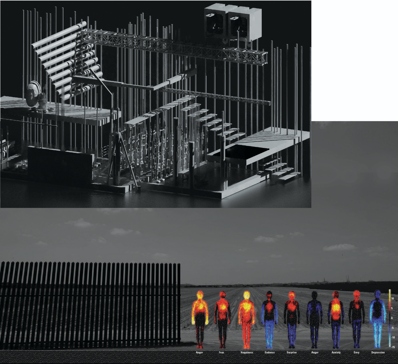 Emotion-Mapped Incarceration – AI-driven analysis of inmate emotions within an experimental prison model.