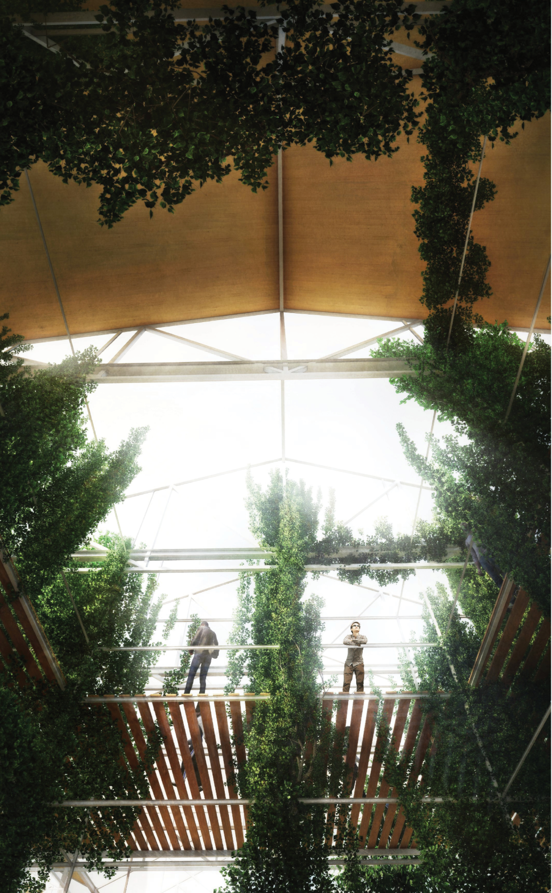 Vertical Gardens – Green spaces enhance well-being and offer a sustainable approach to prison design.
