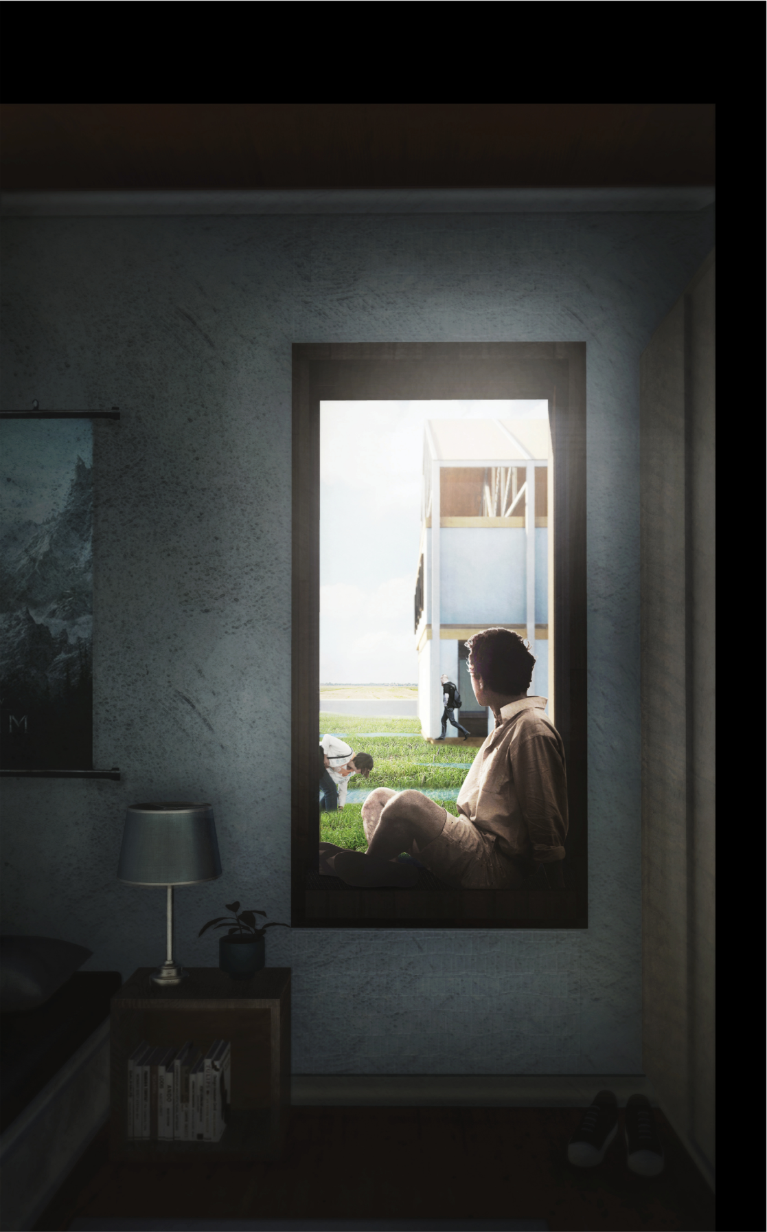 Cell View – A new perspective on rehabilitation, emphasizing openness and connection to the outdoors.