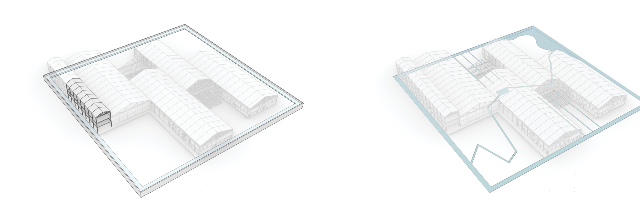 Security & Site Plan – A strategic layout balancing security with a humane, community-oriented environment.