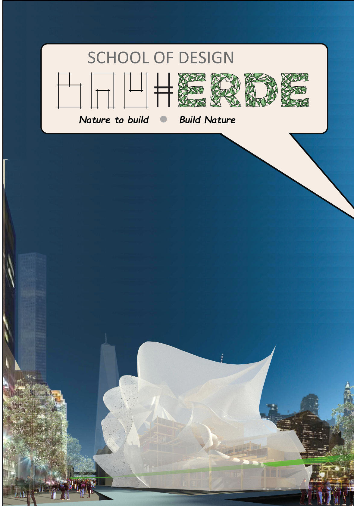 Bauherde: The Future of Sustainable Design – A vision where architecture and nature merge into a living ecosystem.