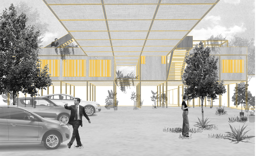 Integrated Living: A harmonious blend of nature and structure.