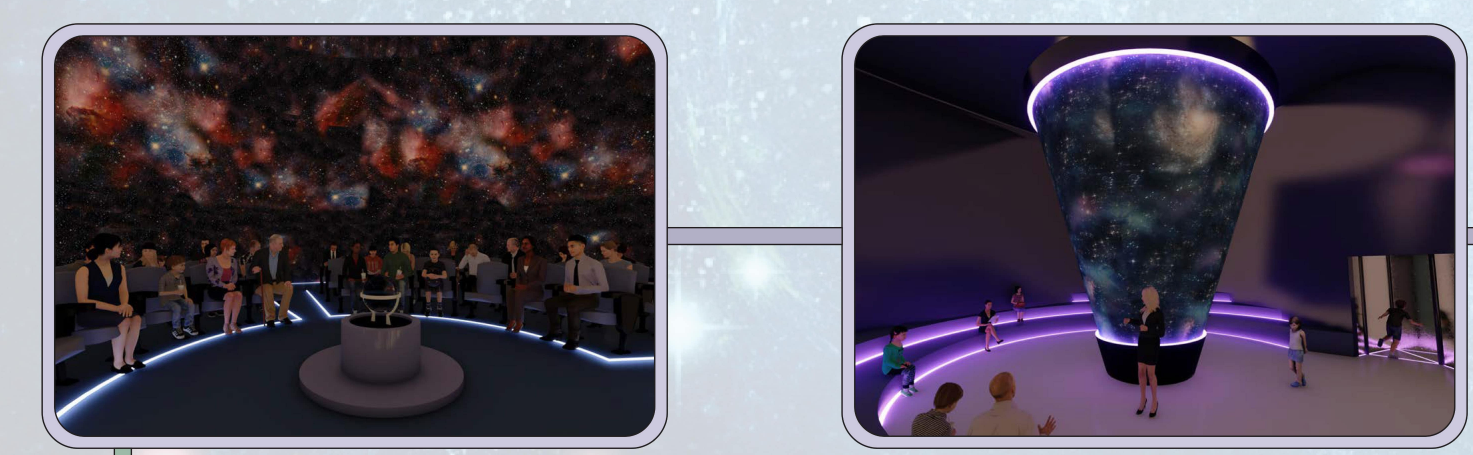 Stars & Universe Exhibits: Captivating projections and installations showcasing the wonders of the cosmos.