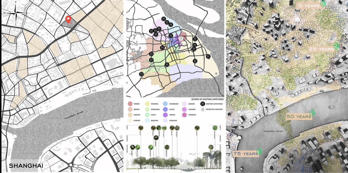 Cemetery Growth & Development Plan – A visual representation of how the project expands over decades.