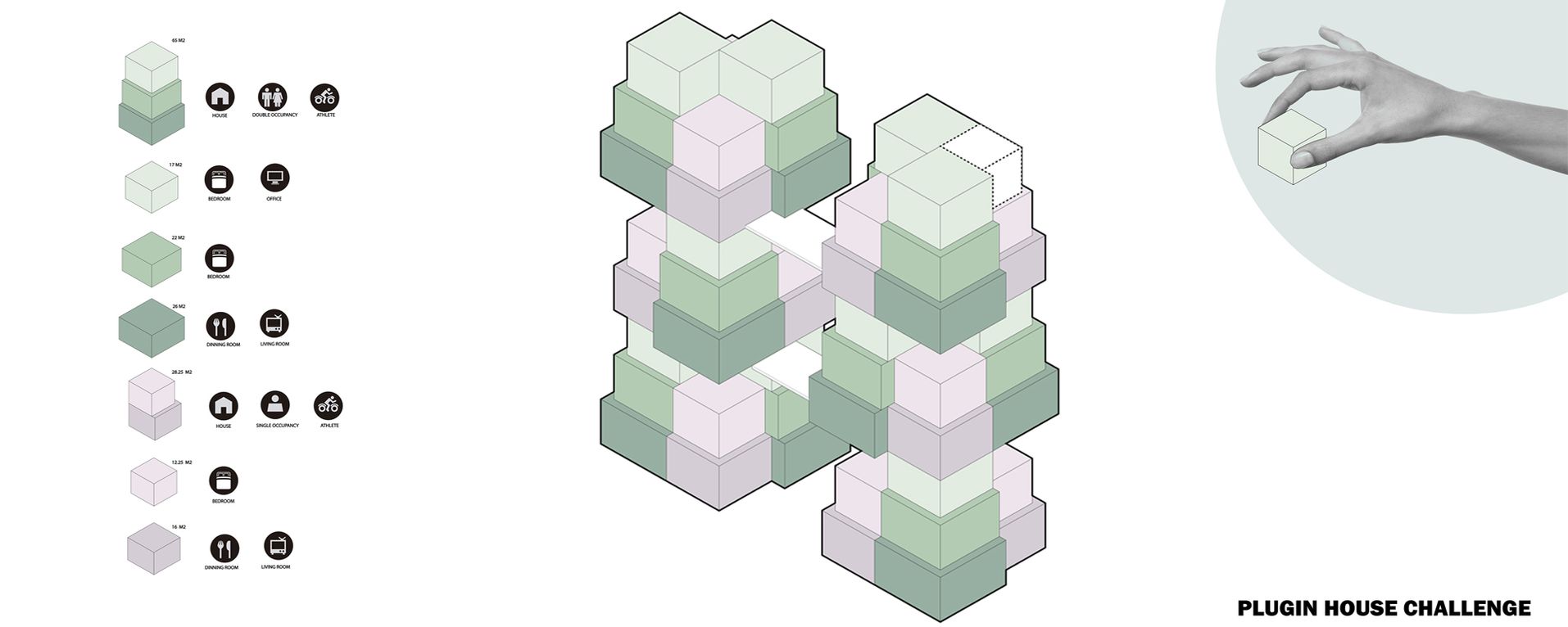 Olympic Insertion — Sustainable modular housing in the Olympic Villa, Bolivia
