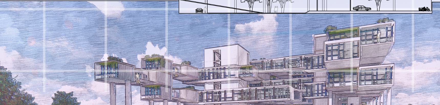 Blending nature with architecture—open terraces and communal green spaces redefine urban living.