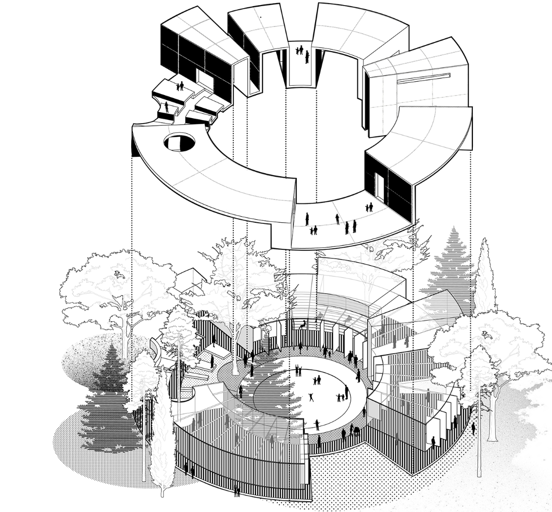 The “Continuous Folding Plate” wraps public and private zones in a unified, dynamic architectural language.
