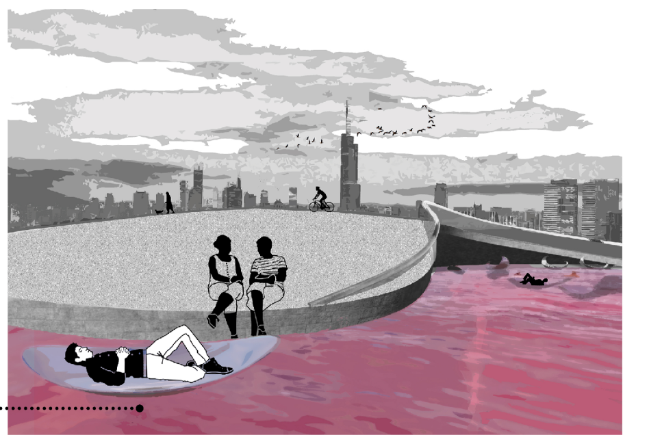 Floating pods cradle visitors in moments of remembrance, turning grief into a meditative experience on the water.