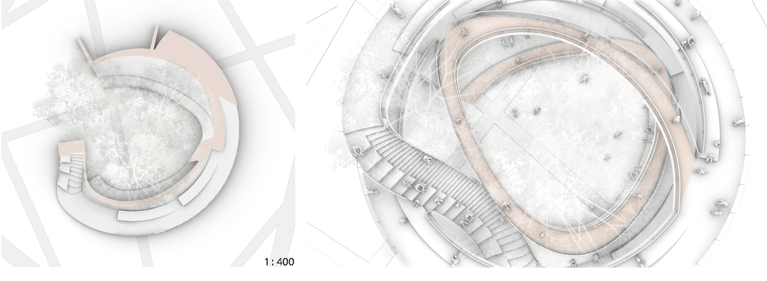 Organic flow and thoughtful layout form a unified, engaging public space.