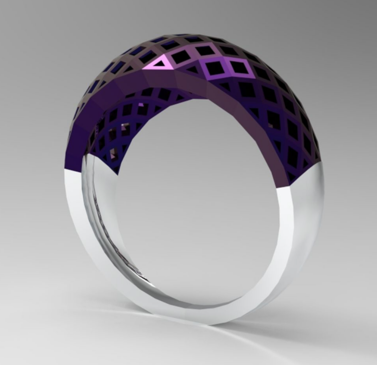 Ring by Robert Rodriguez – A mathematically inspired jewelry piece reflecting wearable parametric design. View project