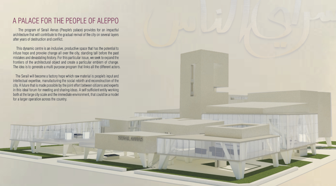 Serail Annas envisioned as a civic beacon, promoting revival through inclusive architecture.