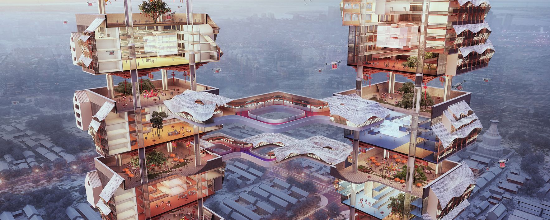 Smart Senior Living: Overlapping Courtyards