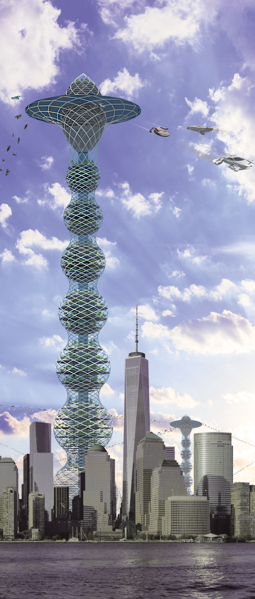 Air TO Z redefines the New York skyline—an architectural leap for aerial commuting and sustainable city living.