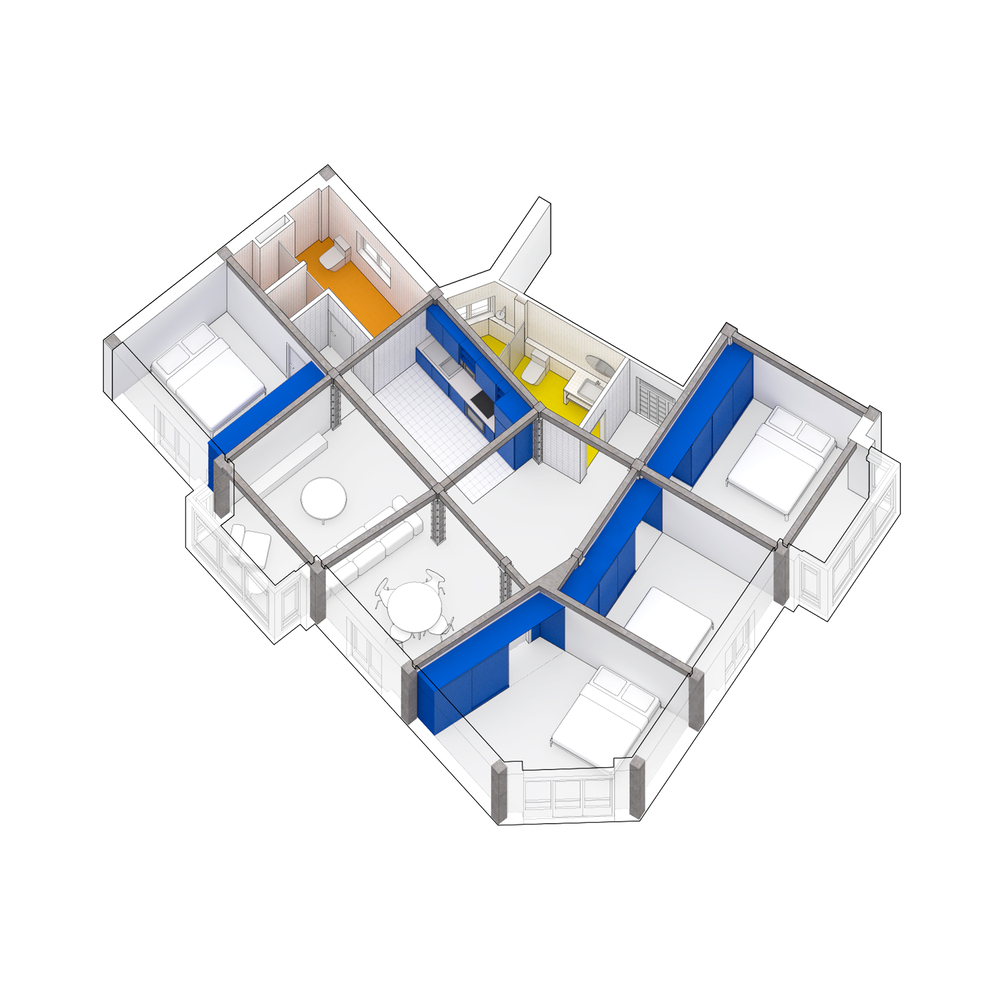 10 Brilliant Apartment Renovation Ideas from Real Homes - Contemporary Apartment Renovation For Retirement Homes