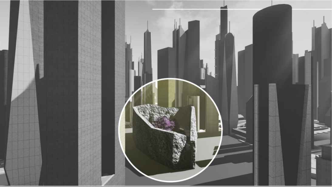 A monolithic boundary interrupts the skyline—redefining spatial autonomy and resisting the aesthetics of technological uniformity.