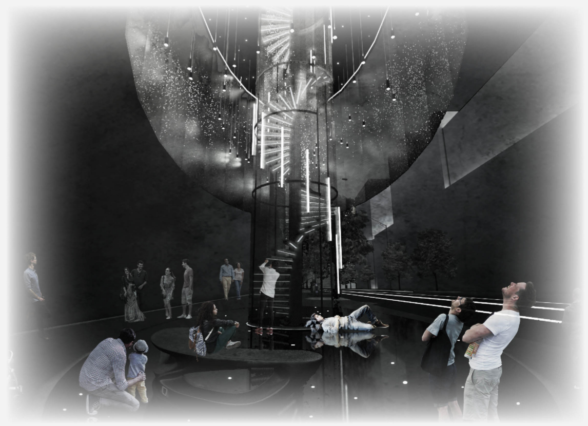 A contemplative void that mirrors inner reflection through architectural immersion.