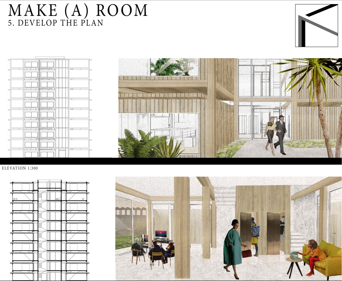 Blending private modules with open, social interiors—encouraging interaction and greenery in the heart of the city.