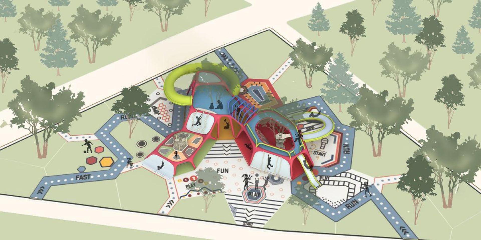 childrens playground design plans