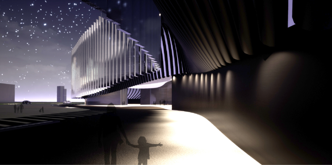 An immersive pedestrian approach evokes the mystery of the Moon’s dark side.