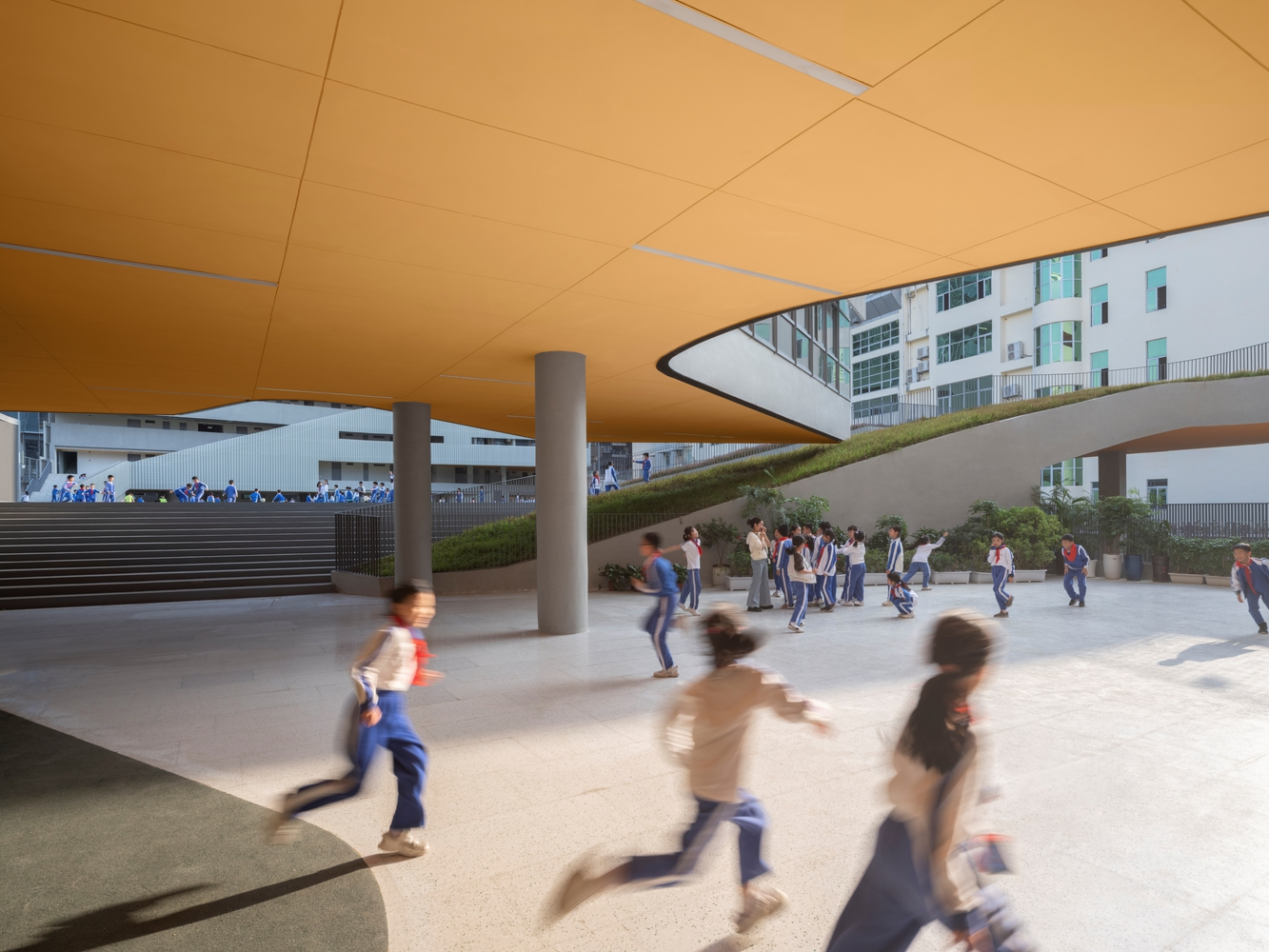 Cuizhu Foreign Language School Shenzhen Architecture by