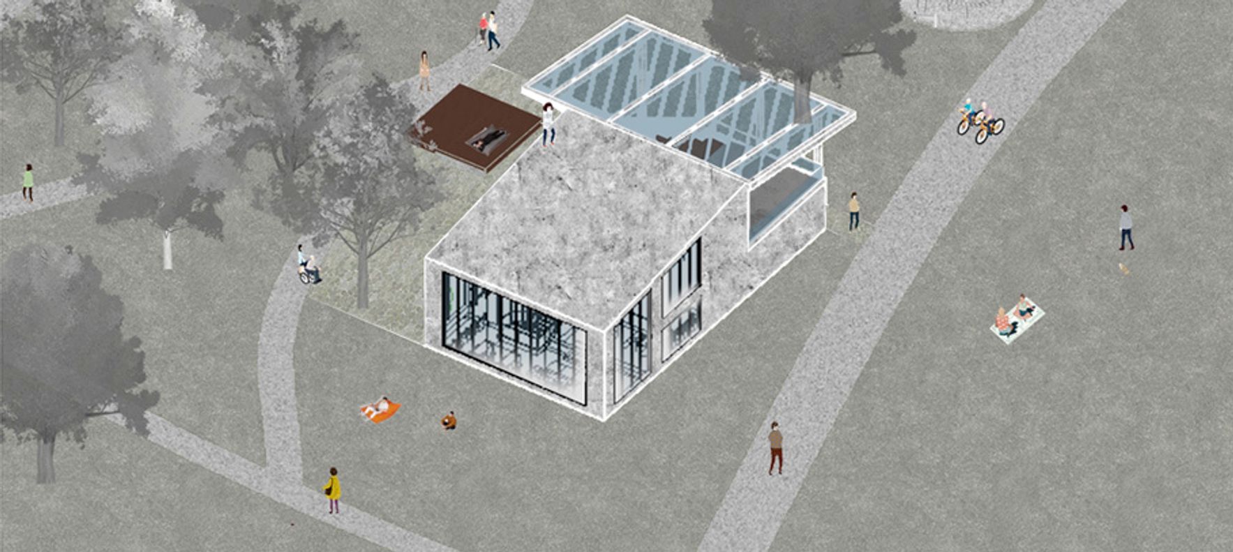 Intergenerational Learning Center in Munich — Shortlisted in the Huddle Competition by Sanzhidma Radnaeva