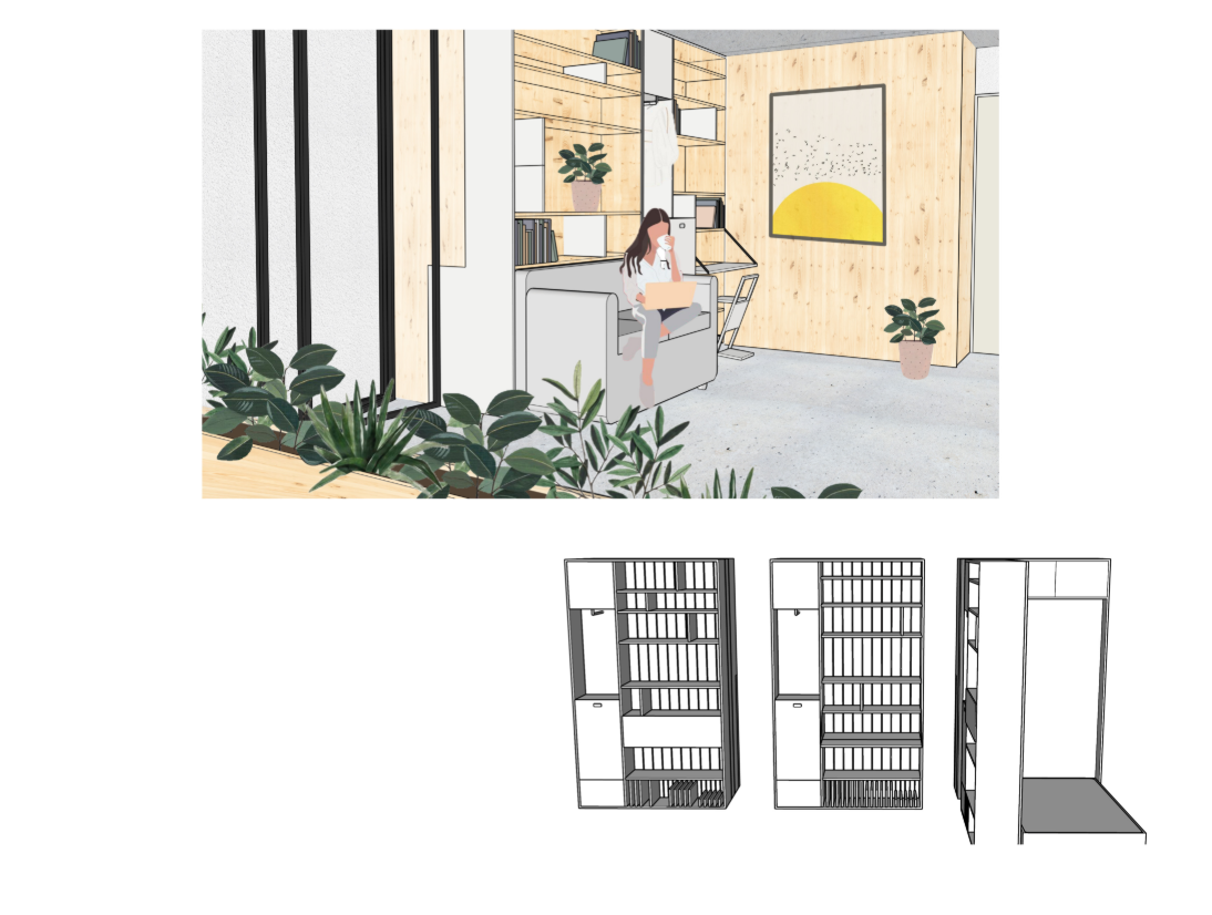 Comfortable interiors that adapt to residents’ needs, blending modern design with natural elements.