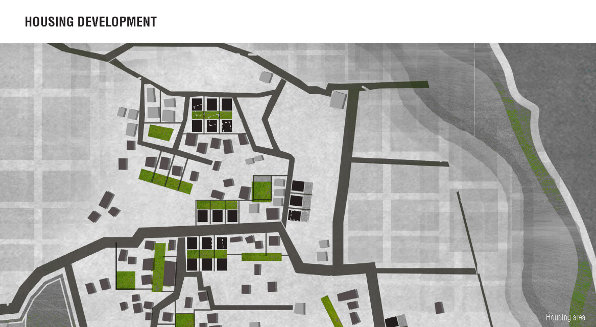 Mapping re-densified settlements with flood-ready infrastructure.