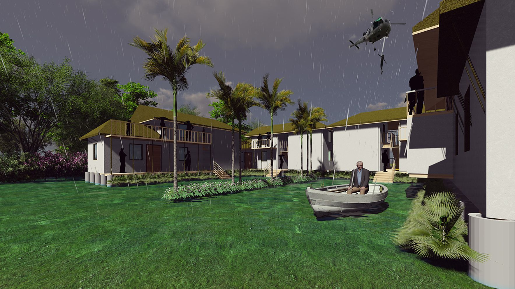 Plug & Spread Housing: Flood-Resilient Architecture for Kerala's Future