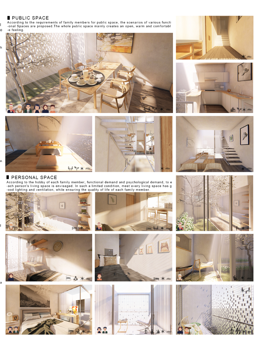 Light-filled dining, kitchens, and private rooms blending warmth with modern minimalism.