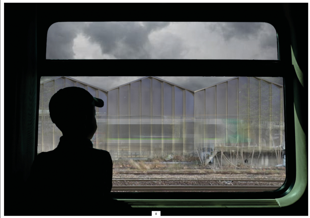 Sustainable architecture reshaping city skylines with transparent, multifunctional greenhouse design.