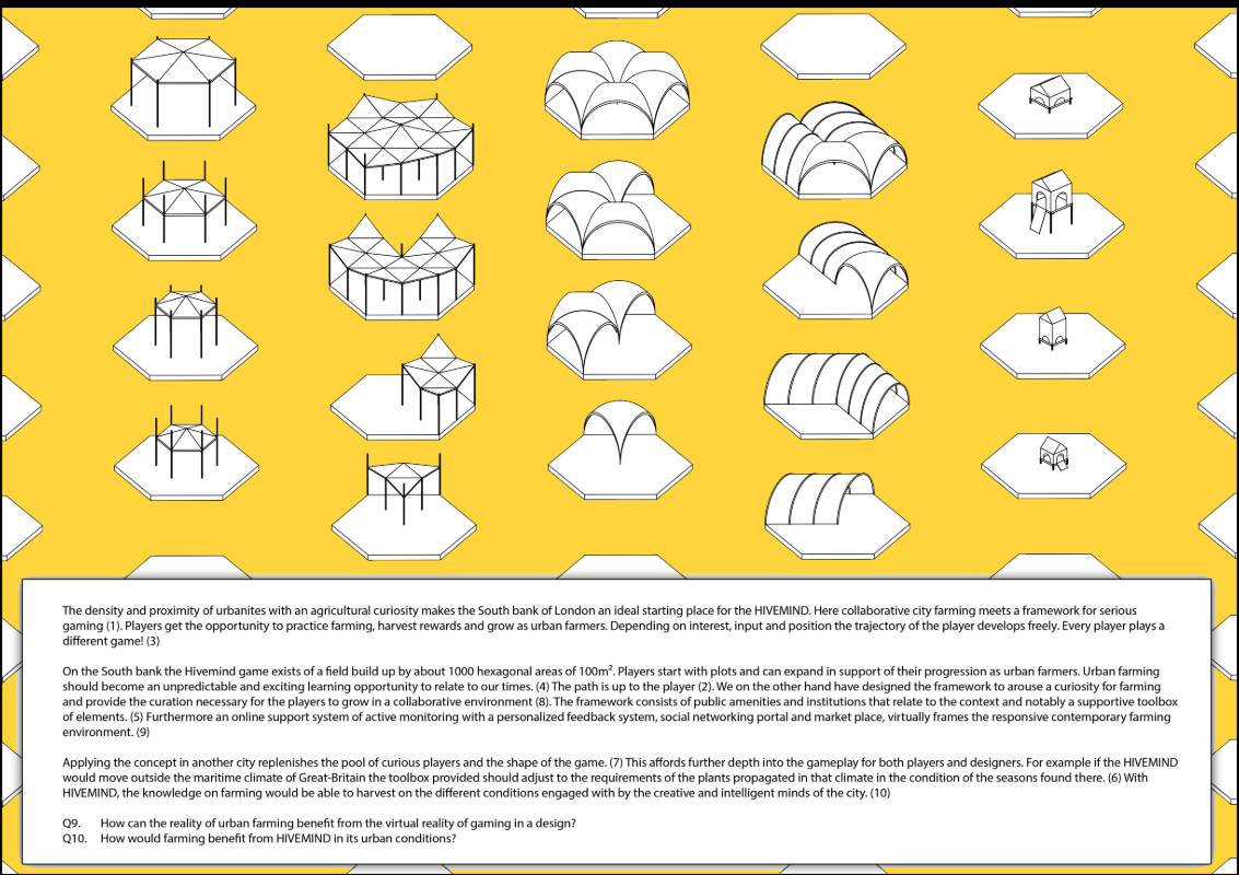 Adaptive farming modules and urban learning spaces.