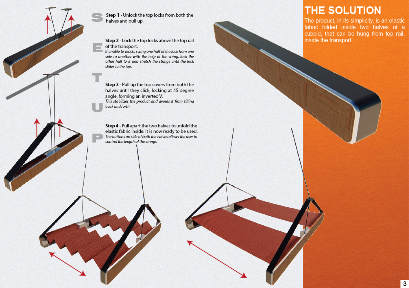 "A foldable, portable seat system designed for quick setup inside buses and metros, offering flexibility and comfort."