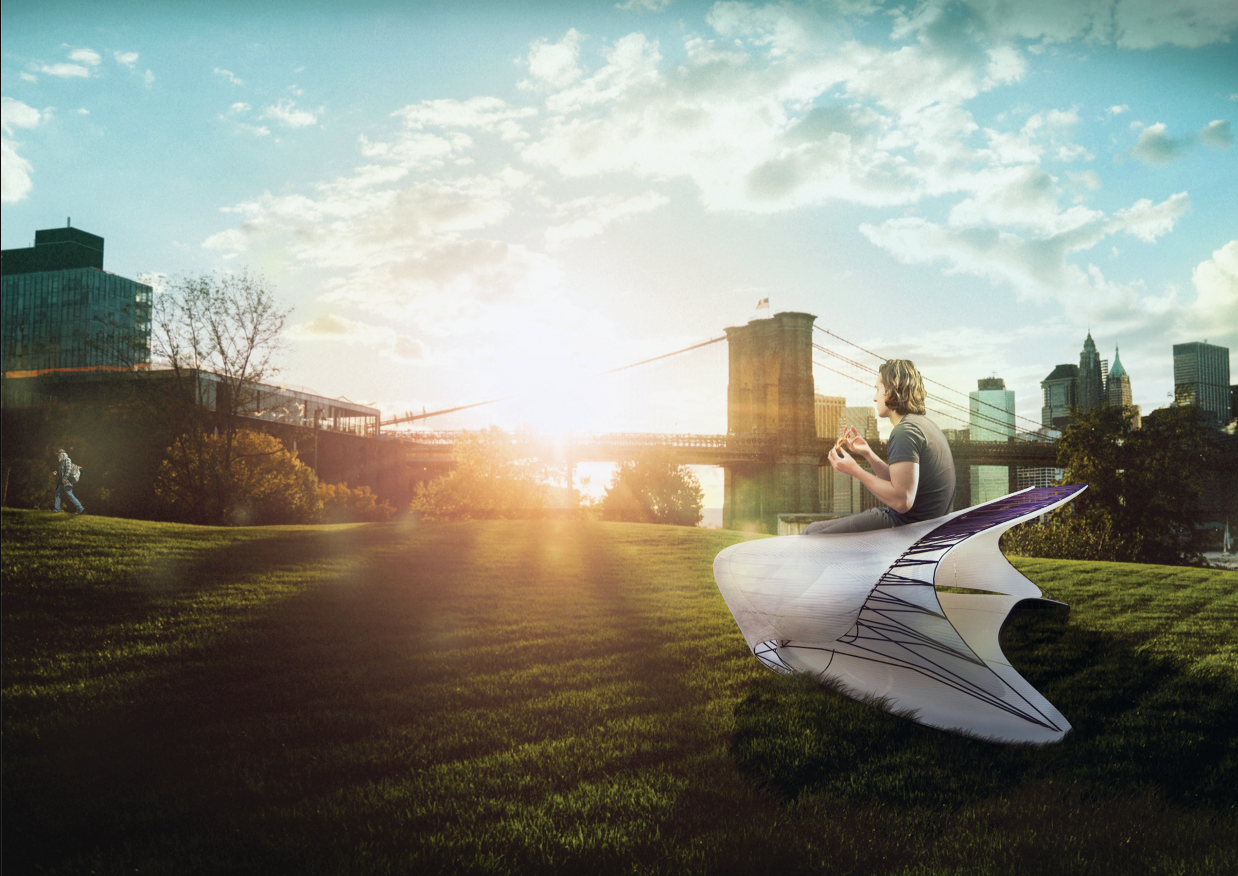 Good Shelter blends into urban parks, offering protection and rest in public spaces.