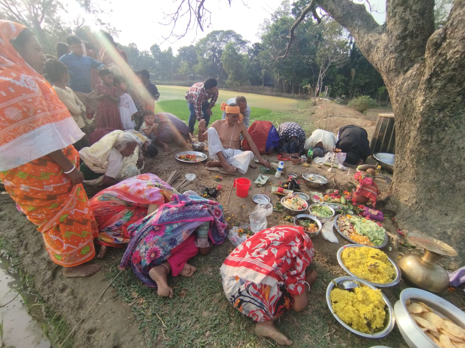 Buraburi Puja (Puja of main deity Bura as a form of Holy tree)