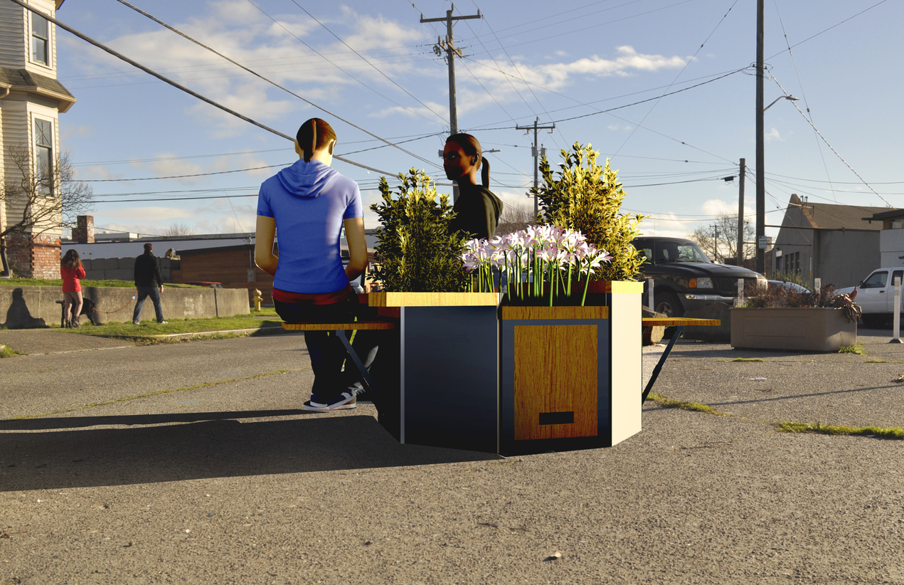 OctaFold: Modular Urban Furniture