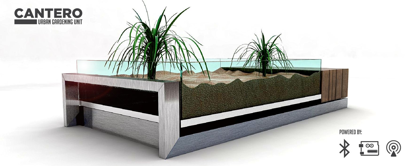Cantero: a community gardening unit designed for urban density