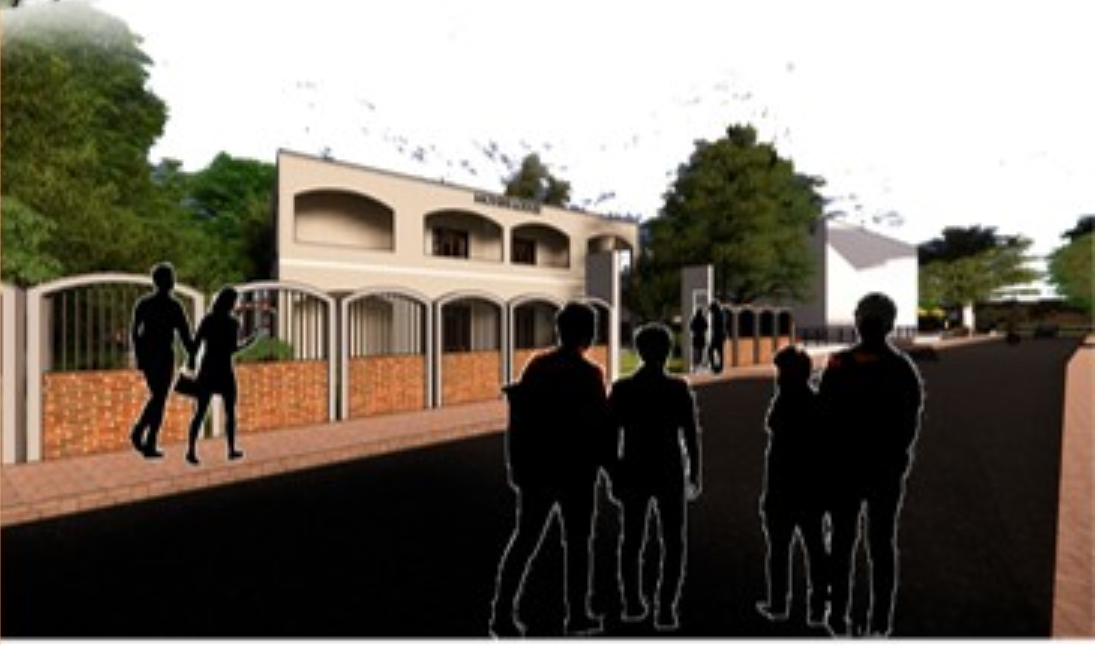 The historic lodge reimagined as a social and cultural hub, retaining its original character while integrating contemporary design.